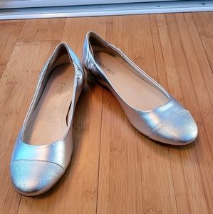 Nine West Silver Women's Flats